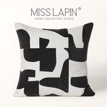 MISSLAPIN modern minimalist black and white applie with pillow cover hotel-like room sofa cushions for sofa cushions