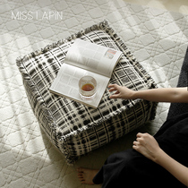 Lanpint Coco Classic Black & White Texture Sitting Mound Style Bushel Multipurpose Living-room Sloth Sofa Foot Mound Terrace Foot Mat