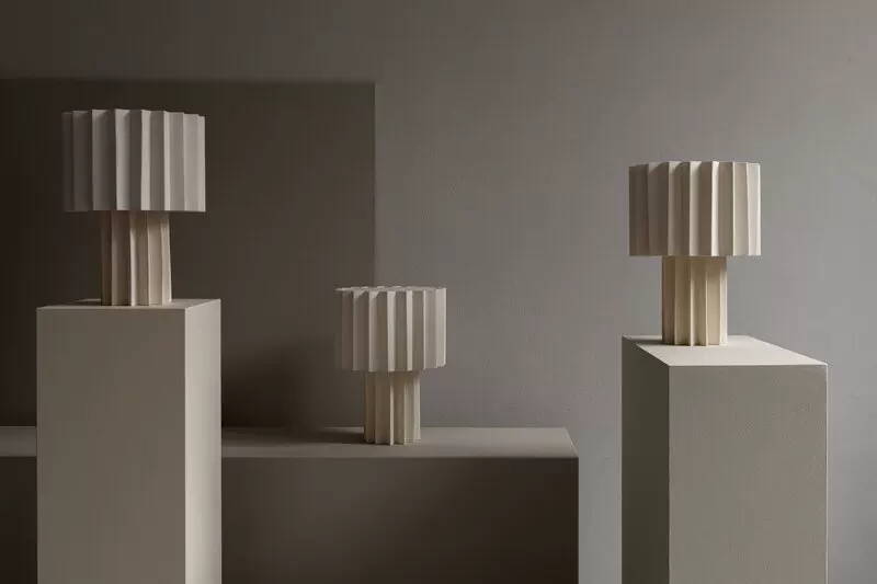 IRSJö PLISSé White Edition Table LAMP table lamp