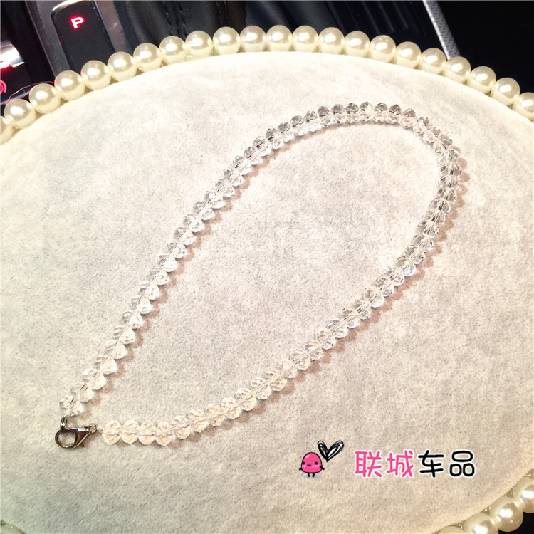 Car Pendant Crystal Chain Sub Crystal Car Interior Decoration Lady Car Pendant Chain Zi Hanging Accessories-Taobao