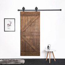 American barn door hardware top mounted large wheel type folding door slide to track hardware full set special price