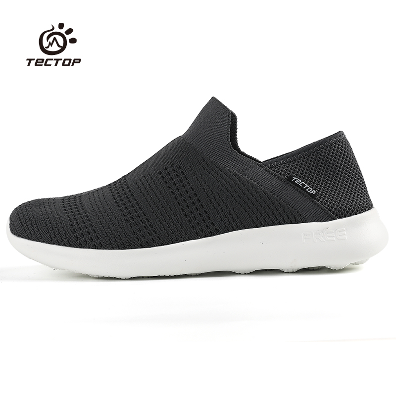 TECHCTOP EXPLORE THE OUTDOOR SPRING AND SUMMER FOR MEN AND WOMEN LOVERS ' WEB FABRIC BODYBUILDING SHOES BREATHABLE ULTRALIGHT WITH ELASTIC CASUAL SHOES