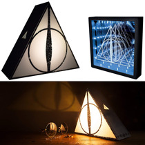 Warner Paladone Harry Potter Deathly Hallows Around Toy Table Lamp Projector Light Night Light