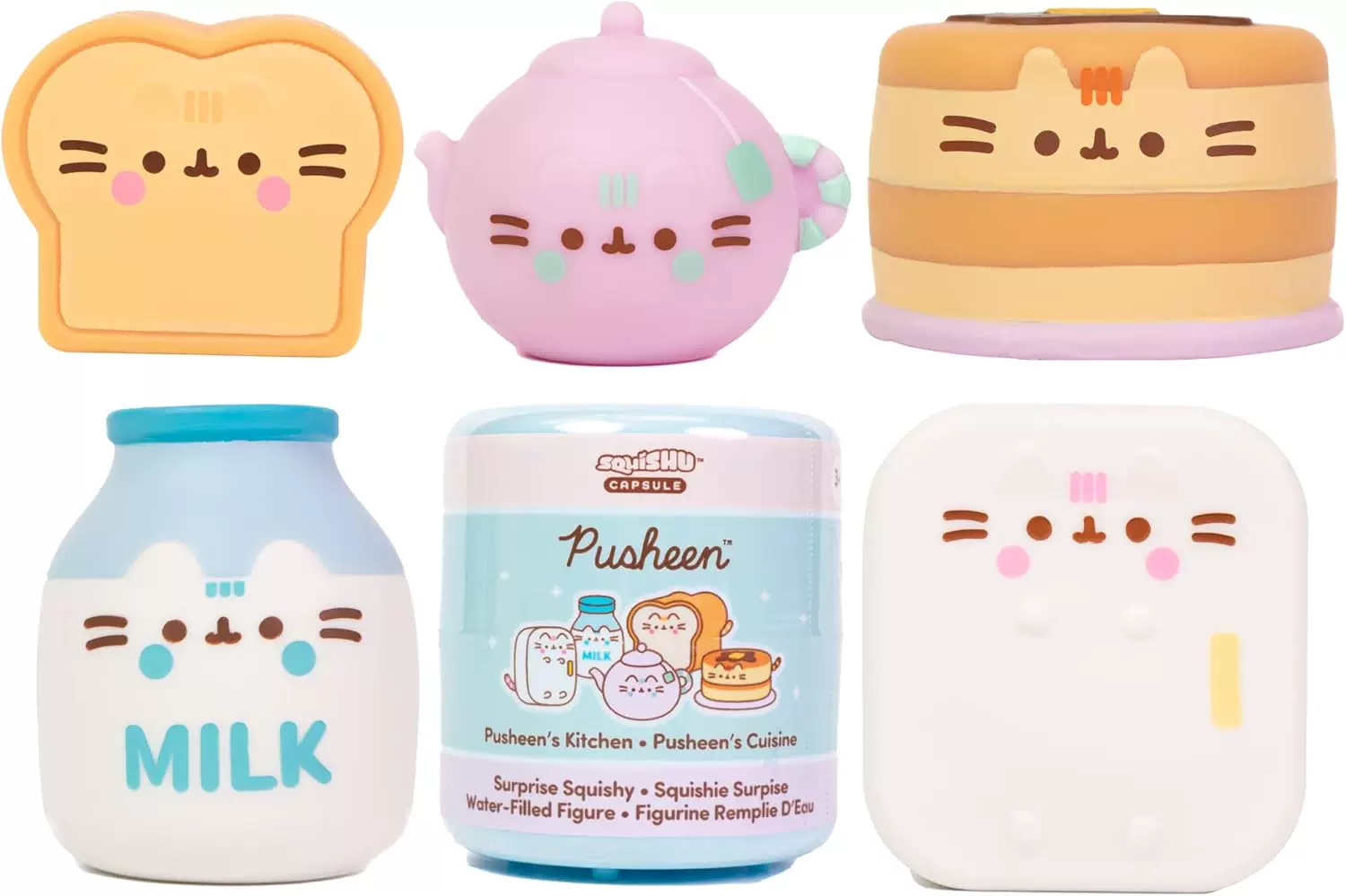 Hamee [胖吉猫玩偶 PUSHEEN盲盒收藏品 潮玩手办桌面摆件]