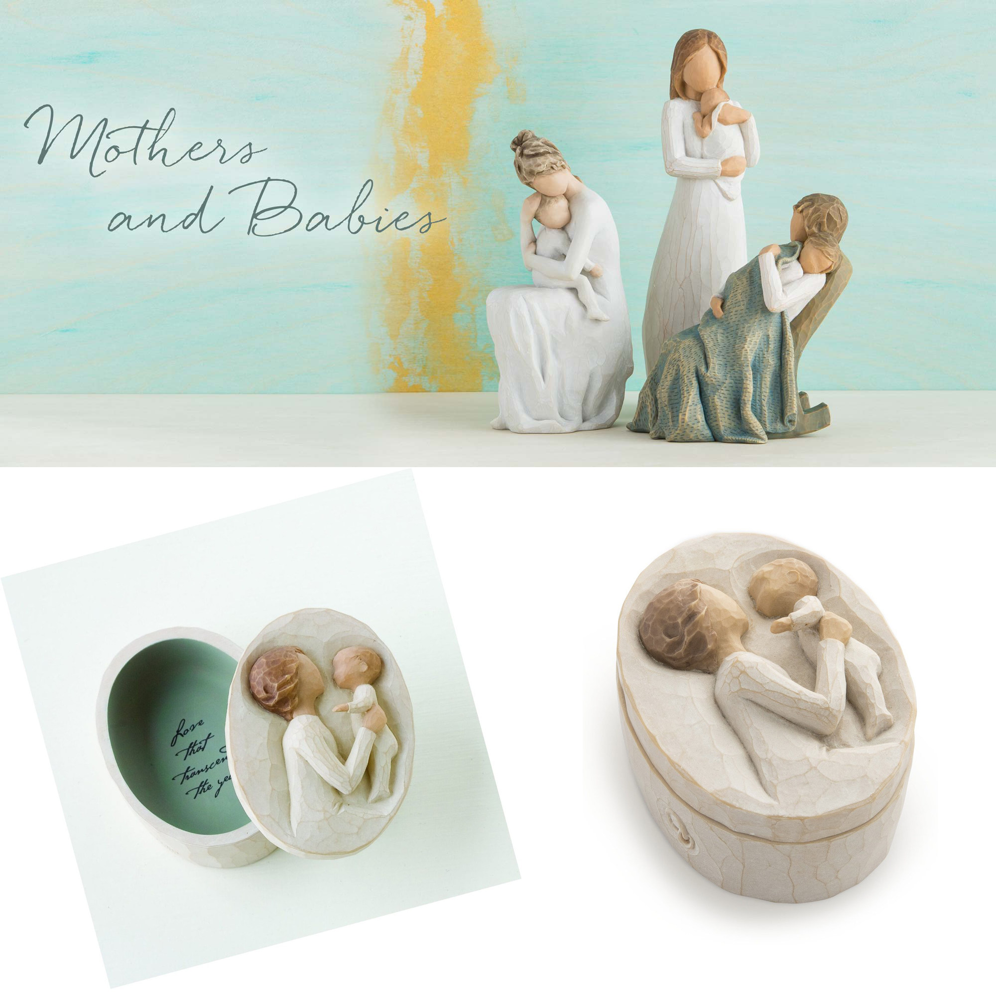 American Willow Tree Child Baby Baby Lactose Baby Box Tire Hair Memorial Box