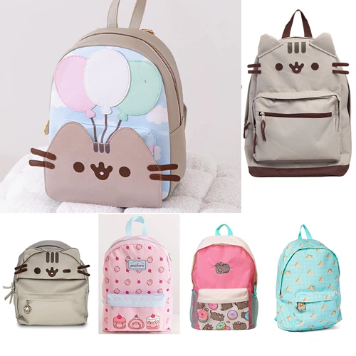 Подлинный американский агент по закупкам Ганд Пушин Пан Джимао плюшевой кукл 3D рюкзак для девочек и детских сумков