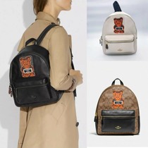American Coach Coach F76657 F76656 violent bear backpack womens zipper travel bag