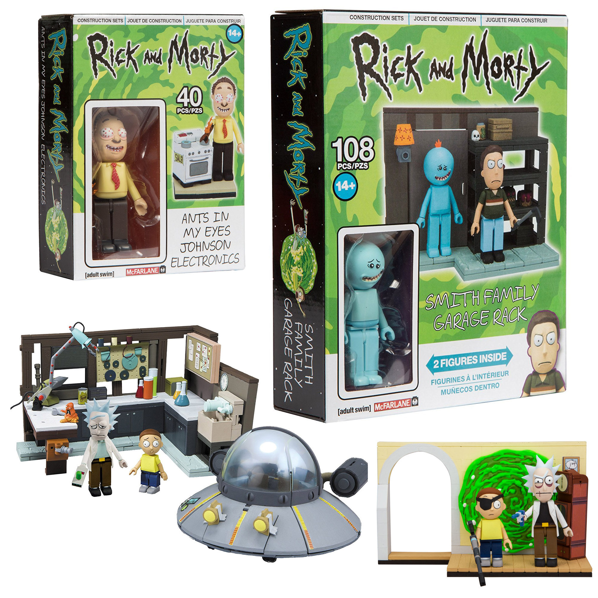 American Rick and Morty Rick and Morty component set toy doll model Figure