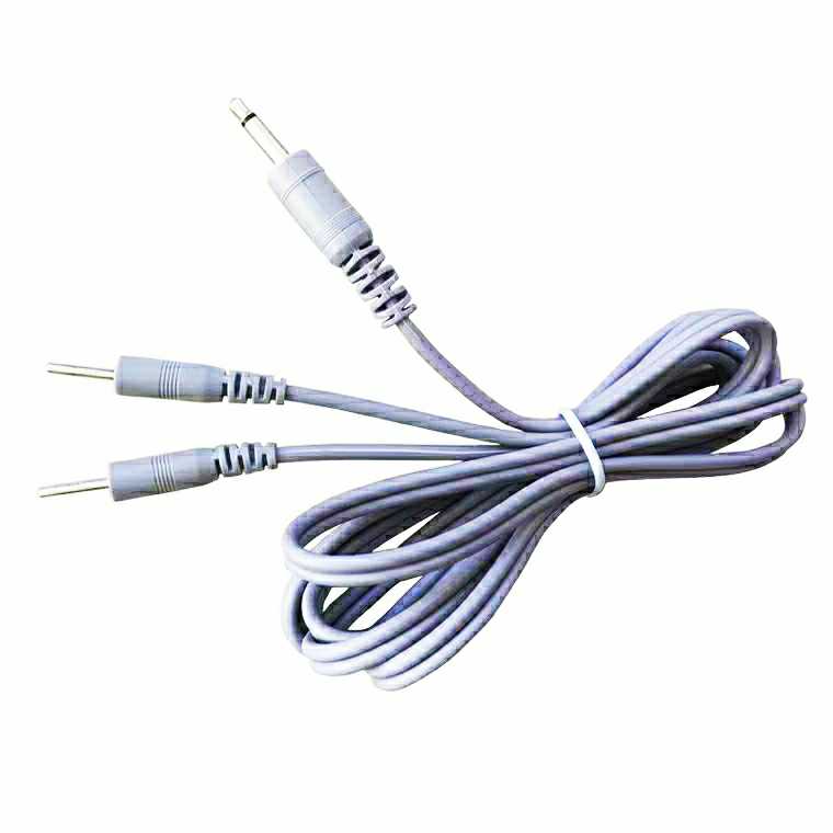 Centennial health connection line physiotherapy meridian instrument Huakang medium frequency physiotherapy lead small black clip-type electrode output line electrotherapy line