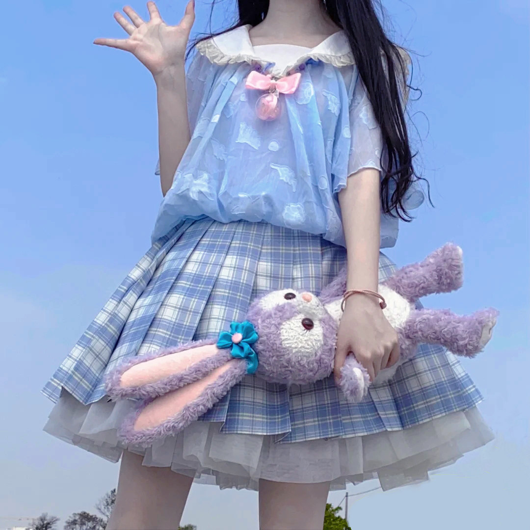 Skirt Support Lolita Roletta Adjustable Daily Brace Short section Violent cloud brace fluffy Boneless Soft Yarn Liner Dress