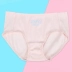Meilandu cô gái mới đồ lót nữ sinh trung học nữ cotton 裆 quần tam giác eo mùa hè 97321 quần lót Giống cái