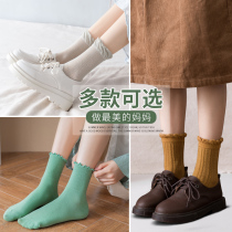 Summer thin maternal socks maternal socks after summer birth of socks pure cotton foot swollen sleep socks air conditioning room