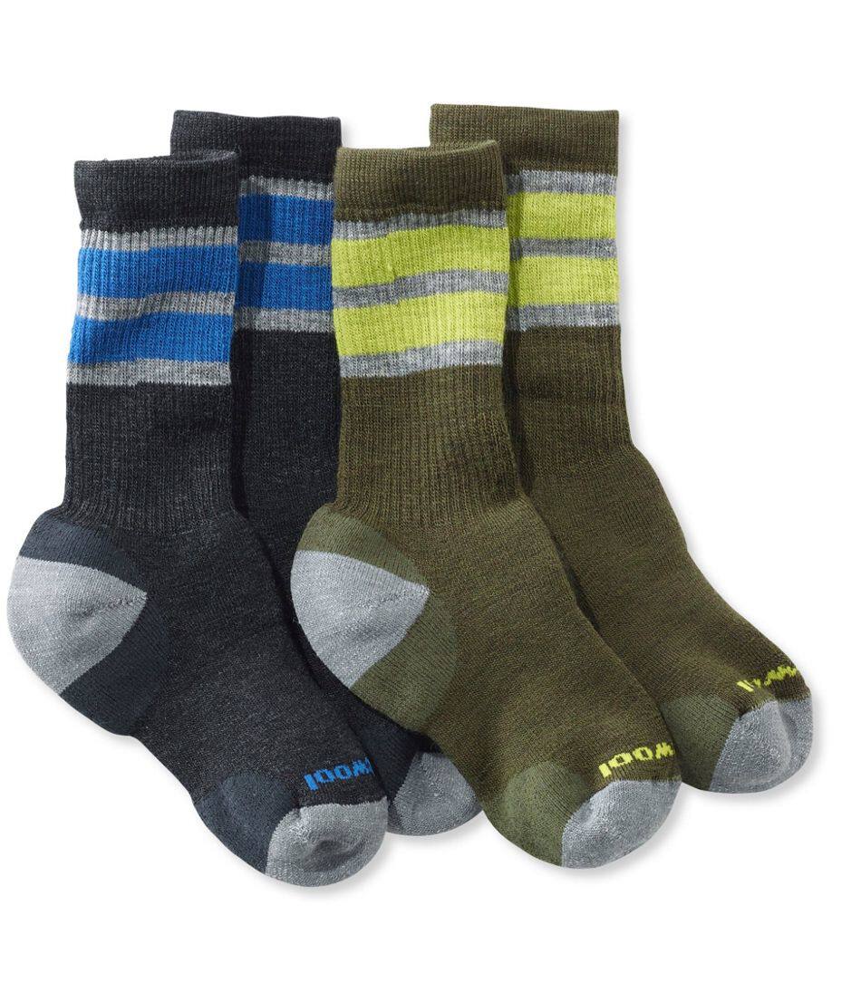 Haitao spot Smartwool Striped Hike Children's Meri Wool Slave Medium thick Hiking Socks