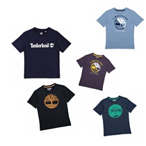 US Amoy spot Timberland LOGO Tim Bo Lan childrens casual cotton short-sleeved T-shirt a variety of models