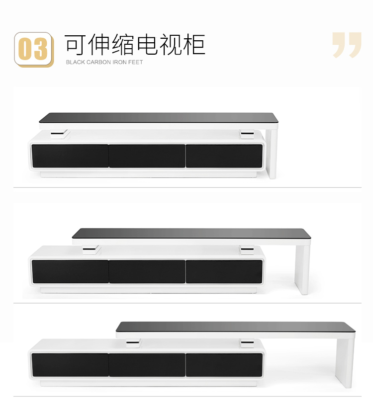 Bàn cà phê tối giản hiện đại Tủ tivi thời trang kính cường lực Bàn cà phê sơn phòng khách tròn đồ nội thất có ngăn kéo - Bộ đồ nội thất giường ngủ