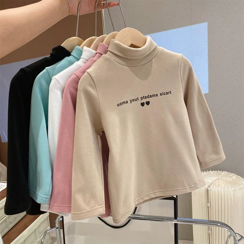 Демисезонное бархатное детское приятное телу удерживающее тепло термобелье подходит для мужчин и женщин, подходит для подростков, высокий воротник