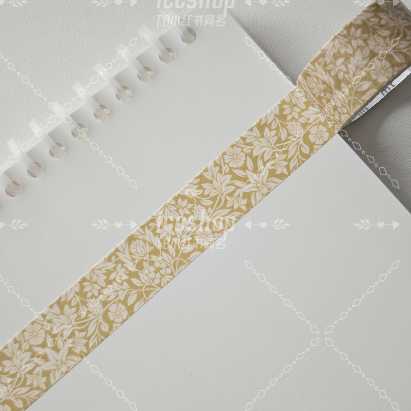 [in Stock] Mt Liberty 2025Aw New Floral Series 5m Full Roll Washi Tape