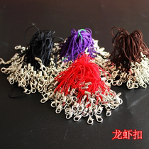 Lobster buckle corn ear mobile phone chain lanyard rubber stamp Heat Shrinkable piece special DIY material original handmade supplies