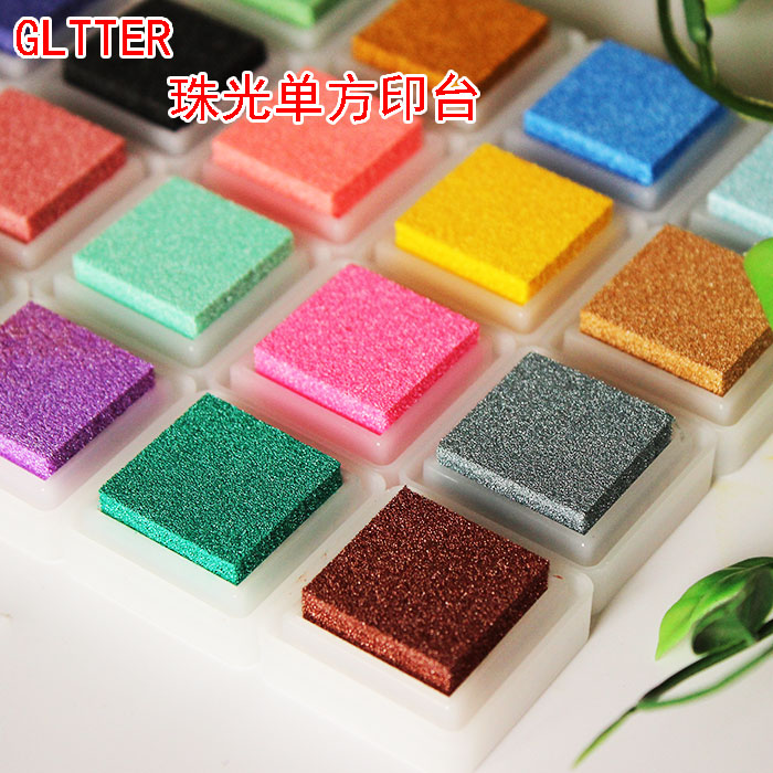 GLITTER PEARLESCENT UNILATERAL INDIDAE Domestically Produced Indidae bright and soft sweets color 20 color in