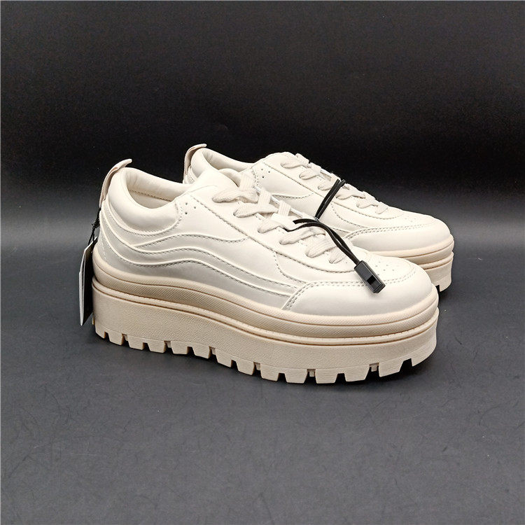 Foreign trade Spain Z Home Waterproof Bench Pine shoes Heightening Shoes Women Shoes Sneakers Retro Old Daddy Shoes Thick bottom