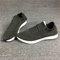 Original single autumn socks shoes breathable Mens shoes knitted mesh trend sports casual light mens shoes