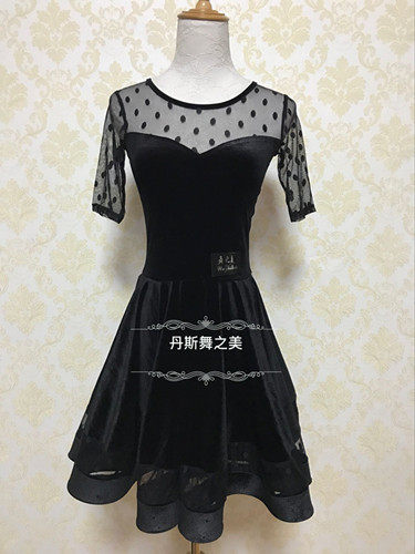 European and American equivalent of autumn and winter female children Latin dance standard competition dress performance class uniforms school uniforms