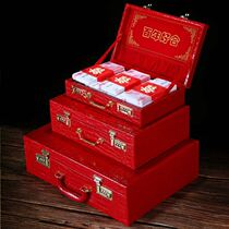 Bai gift box gift box Press Box Money Box box dowry box red box wedding box wedding box bride dowry box
