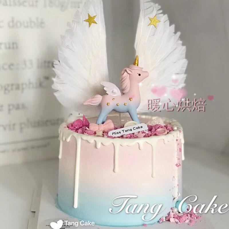 Trang trí bánh nướng bông đèn Fantasy Gradient Unicorn búp bê trang trí Bubble Moon Star Plugin Plugin - Trang trí nội thất bố trí phòng khách đẹp