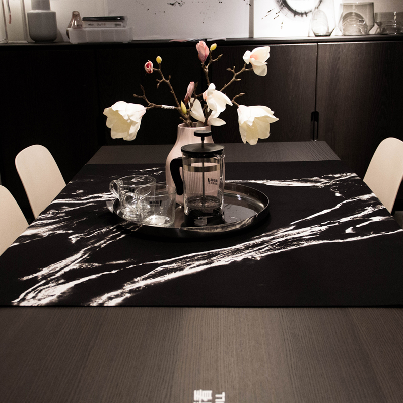 Small Seven Western Dining TV Cabinet Nordic Ins Wind Table Cloth Cotton Linen Table Flag Small Clear New Current Dining Mat High End