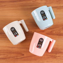Washing cup plastic thickened with handle Childrens adult simple brushing cup mouthwash cup household toothbrush cup tooth cylinder