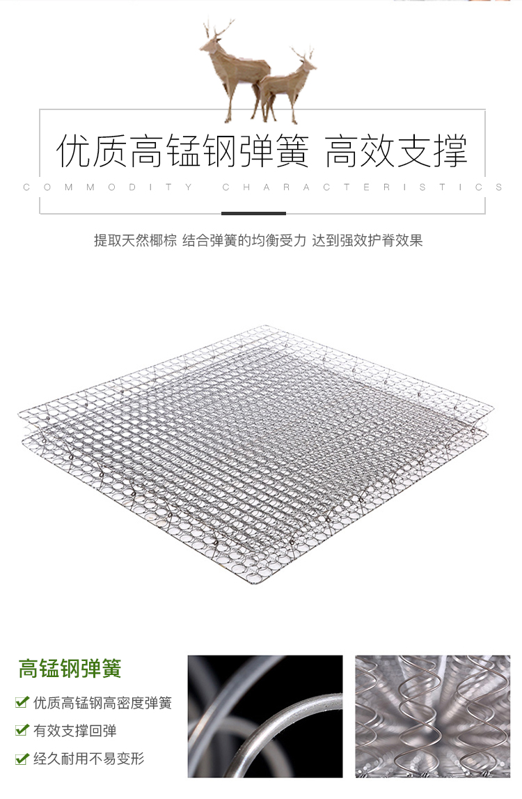 Chất lượng nệm lò xo 20cm Simmons dừa cọ dày của phụ nữ mang thai bao gồm, người già trẻ em cột sống eo tatami mat - Nệm nệm hơi nước