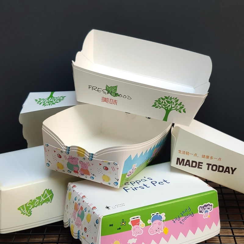 Forming Boat Case Free exposure Chicken Wings Chicken Wings Chicken Wings Cardboard Box Snack Box Snack Box 200