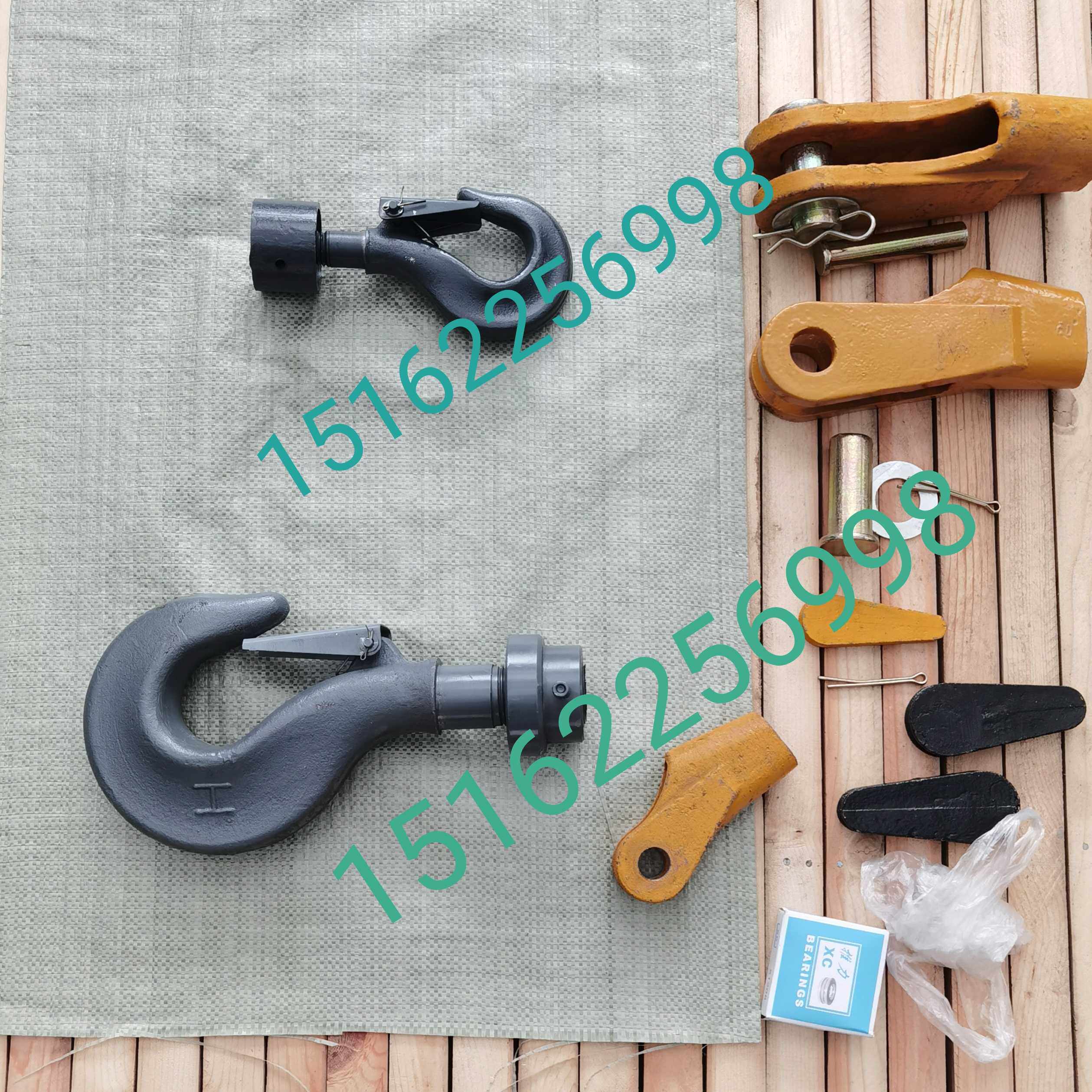 XCMG crane accessories small hook hook head wire rope wedge sleeve tongue core pin shaft 8 tons 16 tons 20 tons 25 tons