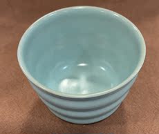 чашка 汝窑.仿古釉炫纹杯 全手工