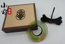 Fu in front of eyes Red Panda Silver Coin Pendulum without coin 1 oz Silver coin Glazed Pendulum with Box