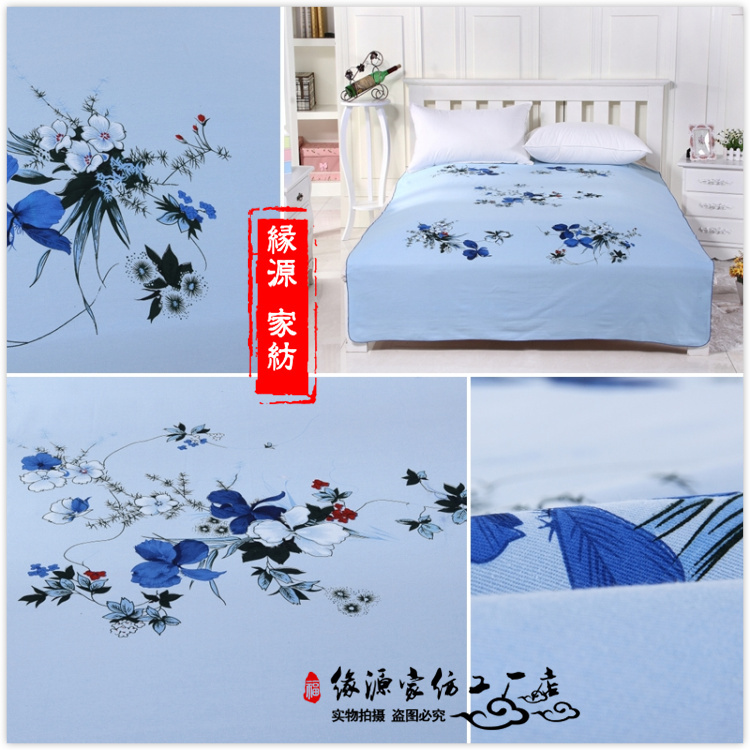 Quốc gia bông cổ điển đầy đủ dòng dày bông đơn dày đôi đơn tấm duy nhất Thượng Hải tờ cũ - Khăn trải giường bộ ga giường cute