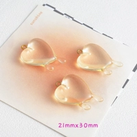 Прозрачный цвет/золотая падающая голова