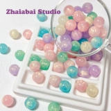 Звездное небо, украшение-шарик, браслет, ожерелье, аксессуар, бусины с аксессуарами, 12мм, «сделай сам»