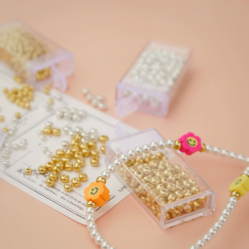 Классический серебряный стеклянный аксессуар ручной работы, аксессуары, ожерелье, цепочка, 5G, золото и серебро