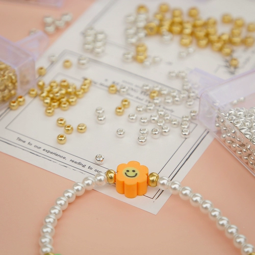 Классический серебряный стеклянный аксессуар ручной работы, аксессуары, ожерелье, цепочка, 5G, золото и серебро