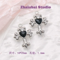 Кулон Black Cross Flower