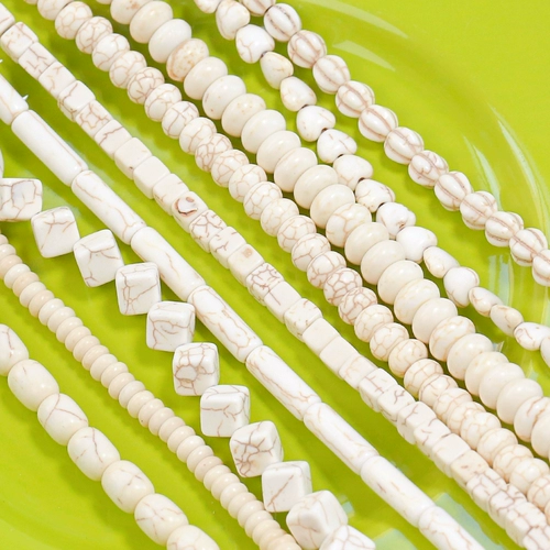 Синтезированное бирюзовое украшение-шарик, бусины, ожерелье, аксессуар ручной работы, аксессуары