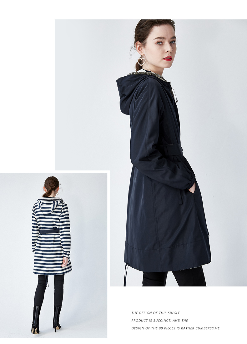 Trench pour femme HAINI  HENNY en Polyester - Ref 3226994 Image 30