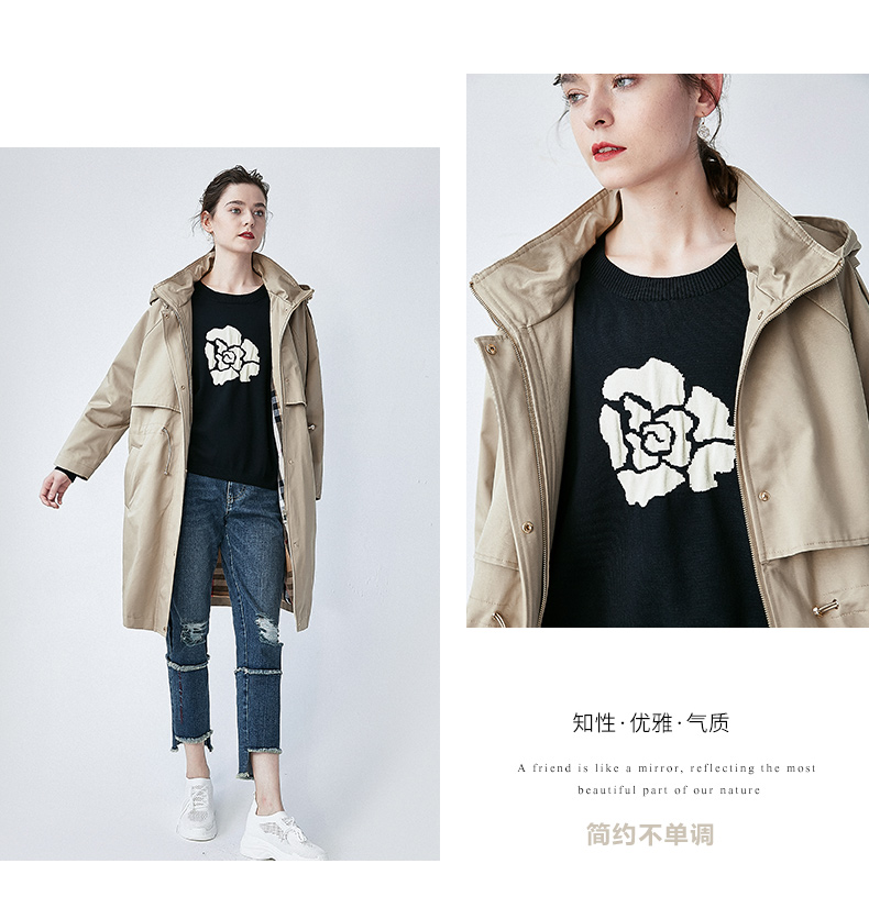 Trench pour femme HAINI  HENNY en Coton en Coton - Ref 3227439 Image 21