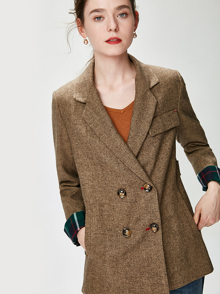 Veste pour femme HAINI  HENNY en Laine - Ref 3221341 Image 3