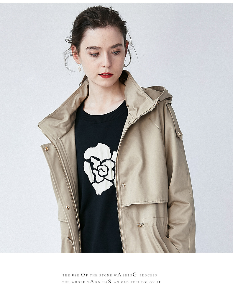 Trench pour femme HAINI  HENNY en Coton en Coton - Ref 3227439 Image 23