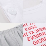 Дизайнерская футболка, комплект, тренд сезона, коллекция 2021, в корейском стиле, осенняя