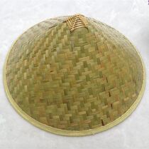  Farmer performance hat Labor insurance travel bamboo hat Stage rain hat straw hat bamboo woven rainproof