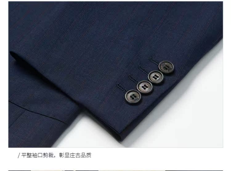 JUDGER / Zhuangji Bộ đồ len nam Bộ đồ len cho nam Bộ đồ công sở hai mảnh dành cho nam vest nam đẹp