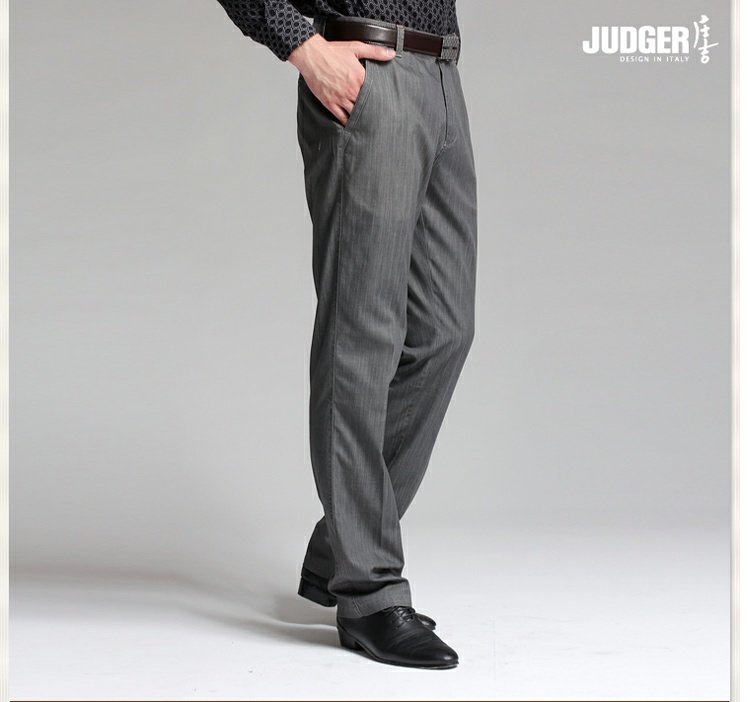 JUDGER / Zhuang Ji quần jean nam rộng giản dị quần nam thẳng quần nam quần jean nam ống rộng